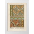 thumbnail image 1 of Vision Studio 13x18 White Modern Wood Framed Museum Art Print Titled - Nouveau Decorative VII, 1 of 4