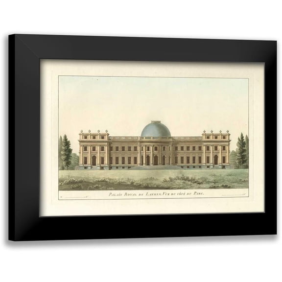 Vision Studio 14x11 Black Modern Framed Museum Art Print Titled - Architectural Rendering III
