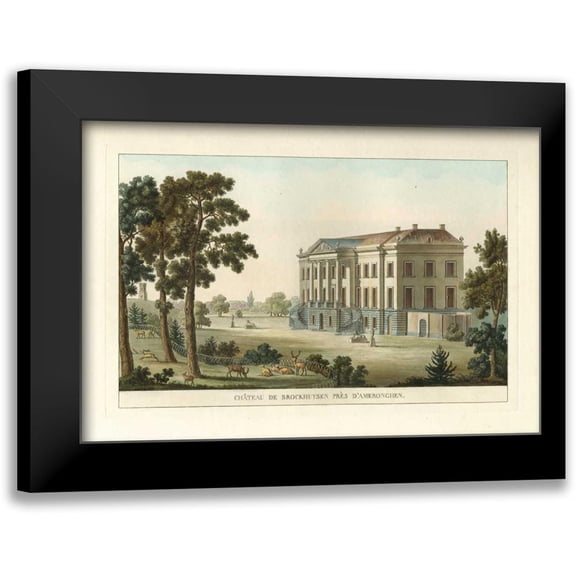 Vision Studio 14x11 Black Modern Framed Museum Art Print Titled - Architectural Rendering II