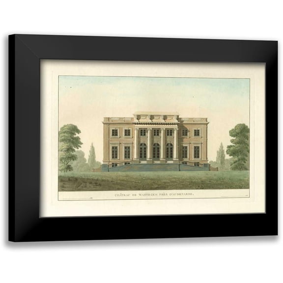 Vision Studio 14x11 Black Modern Framed Museum Art Print Titled - Architectural Rendering V
