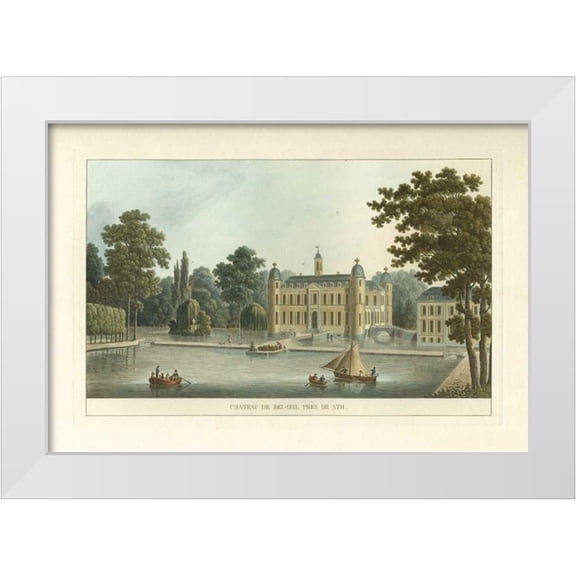 Vision Studio 14x11 White Modern Wood Framed Museum Art Print Titled - Architectural Rendering IV