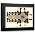 thumbnail image 1 of Vision Studio 14x12 Black Modern Framed Museum Art Print Titled - French Marquetry II, 1 of 5