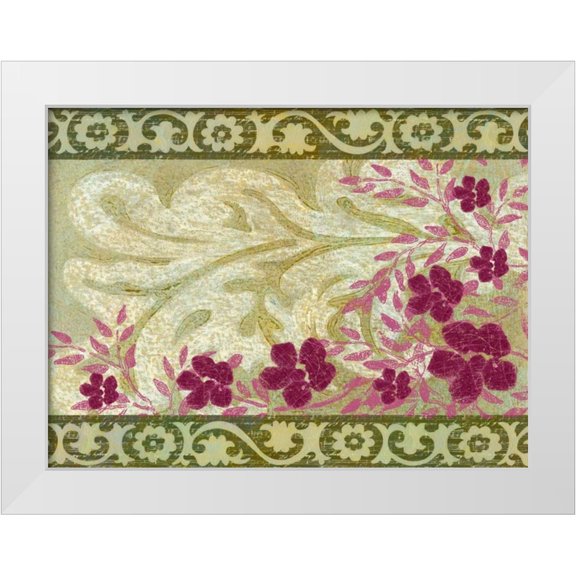 Vision Studio 14x12 White Modern Wood Framed Museum Art Print Titled - Rococo Celebration I