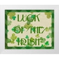thumbnail image 1 of Vision Studio  14x12 White Modern Wood Framed Museum Art Print Titled - St. Pattys Collection A, 1 of 4