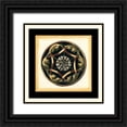 thumbnail image 1 of Vision Studio 15x15 Black Ornate Wood Framed with Double Matting Museum Art Print Titled - Small Ornamental Accents IV, 1 of 4