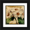 thumbnail image 1 of Vision Studio 15x15 Black Ornate Wood Framed with Double Matting Museum Art Print Titled - Vibrant Floral VI, 1 of 4