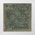 thumbnail image 1 of Vision Studio 15x15 White Modern Wood Framed Museum Art Print Titled - Block Print Textile III, 1 of 4