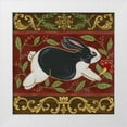 thumbnail image 1 of Vision Studio 15x15 White Modern Wood Framed Museum Art Print Titled - Folk Rabbit II, 1 of 4