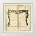 thumbnail image 1 of Vision Studio 15x15 White Modern Wood Framed Museum Art Print Titled - Furniture Sketch II, 1 of 4