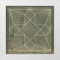 thumbnail image 1 of Vision Studio 15x15 White Modern Wood Framed Museum Art Print Titled - Geometric Blueprint IX, 1 of 4