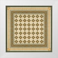 thumbnail image 1 of Vision Studio 15x15 White Modern Wood Framed Museum Art Print Titled - Italian Mosaic IV, 1 of 4