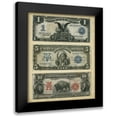 thumbnail image 1 of Vision Studio 15x18 Black Modern Framed Museum Art Print Titled - Antique Currency VI, 1 of 5