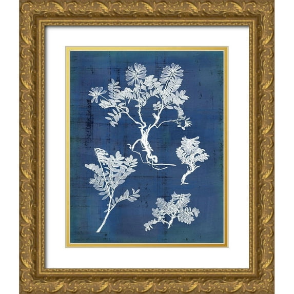Vision Studio 15x18 Gold Ornate Wood Framed with Double Matting Museum Art Print Titled - Natures Imprint II