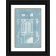thumbnail image 1 of Vision Studio 17x24 Black Ornate Wood Framed with Double Matting Museum Art Print Titled - Details of French Architecture II, 1 of 4