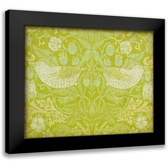 Vision Studio 18x15 Black Modern Framed Museum Art Print Titled - Citrus Chintz II