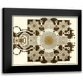 thumbnail image 1 of Vision Studio 18x15 Black Modern Framed Museum Art Print Titled - French Marquetry III, 1 of 5