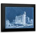 thumbnail image 1 of Vision Studio 18x15 Black Modern Framed Museum Art Print Titled - Indigo Antiquities IV, 1 of 5