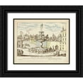 thumbnail image 1 of Vision Studio 18x15 Black Ornate Wood Framed with Double Matting Museum Art Print Titled - Fountains of Rome III, 1 of 4
