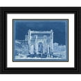 thumbnail image 1 of Vision Studio  18x15 Black Ornate Wood Framed with Double Matting Museum Art Print Titled - Indigo Antiquities III, 1 of 4