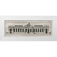 thumbnail image 1 of Vision Studio 18x9 White Modern Wood Framed Museum Art Print Titled - Elevation De La Facade I, 1 of 4