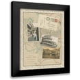 thumbnail image 1 of Vision Studio 19x24 Black Modern Framed Museum Art Print Titled - Post Cards from Rome, 1 of 5