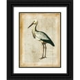 thumbnail image 1 of Vision Studio 19x24 Black Ornate Wood Framed with Double Matting Museum Art Print Titled - Antiquarian Birds II, 1 of 4