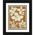 thumbnail image 1 of Vision Studio 19x24 Black Ornate Wood Framed with Double Matting Museum Art Print Titled - Leaves from Nature IV, 1 of 4