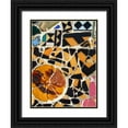 thumbnail image 1 of Vision Studio 19x24 Black Ornate Wood Framed with Double Matting Museum Art Print Titled - Mosaic Fragments IV, 1 of 4