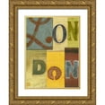 thumbnail image 1 of Vision Studio 19x24 Gold Ornate Wood Framed with Double Matting Museum Art Print Titled - London, 1 of 4