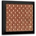 thumbnail image 1 of Vision Studio 20x20 Black Modern Framed Museum Art Print Titled - Vintage Patternbook IV, 1 of 5