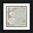 thumbnail image 1 of Vision Studio  20x20 Black Ornate Wood Framed with Double Matting Museum Art Print Titled - Coastal Christmas Collection G, 1 of 4