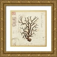 thumbnail image 1 of Vision Studio 20x20 Gold Ornate Wood Framed with Double Matting Museum Art Print Titled - Romance du Mer I, 1 of 4