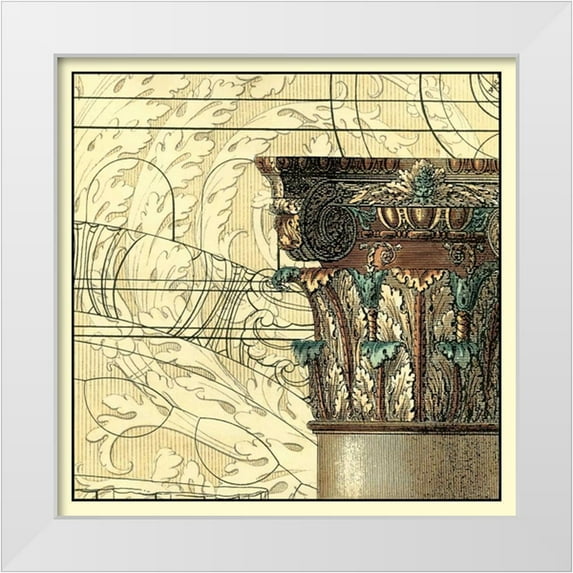 Vision Studio 20x20 White Modern Wood Framed Museum Art Print Titled - Architectural Inspiration III