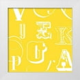 thumbnail image 1 of Vision Studio 20x20 White Modern Wood Framed Museum Art Print Titled - Fun With Letters IV, 1 of 4