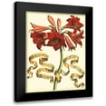 thumbnail image 1 of Vision Studio 20x24 Black Modern Framed Museum Art Print Titled - Ribbon Florals II, 1 of 5