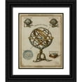 thumbnail image 1 of Vision Studio 20x24 Black Ornate Wood Framed with Double Matting Museum Art Print Titled - Geographical Illustrations, 1 of 4