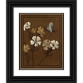 thumbnail image 1 of Vision Studio 20x24 Black Ornate Wood Framed with Double Matting Museum Art Print Titled - Gilded Blossom III, 1 of 4