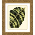 thumbnail image 1 of Vision Studio 20x24 Gold Ornate Wood Framed with Double Matting Museum Art Print Titled - Grandiose Leaves II, 1 of 4