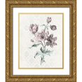 thumbnail image 1 of Vision Studio 20x24 Gold Ornate Wood Framed with Double Matting Museum Art Print Titled - Victorian Blooms II, 1 of 4