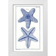 thumbnail image 1 of Vision Studio 22x32 White Modern Wood Framed Museum Art Print Titled - Blue Sea Stars IV, 1 of 4
