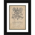 thumbnail image 1 of Vision Studio 23x32 Black Ornate Wood Framed with Double Matting Museum Art Print Titled - Peerage of England I, 1 of 4