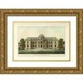 thumbnail image 1 of Vision Studio 24x18 Gold Ornate Wood Framed with Double Matting Museum Art Print Titled - Architectural Rendering VI, 1 of 4