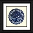 thumbnail image 1 of Vision Studio 26x26 Black Ornate Wood Framed with Double Matting Museum Art Print Titled - Embellished Earthenware I, 1 of 4