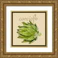 thumbnail image 1 of Vision Studio 26x26 Gold Ornate Wood Framed with Double Matting Museum Art Print Titled - Italian Vegetable VIII, 1 of 4