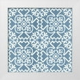 thumbnail image 1 of Vision Studio 26x26 White Modern Wood Framed Museum Art Print Titled - Chambray Tile III, 1 of 4