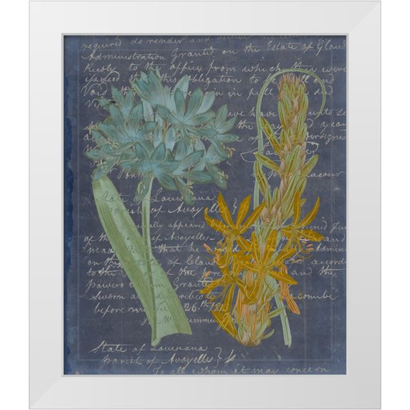 Vision Studio 26x30 White Modern Wood Framed Museum Art Print Titled - Midnight Sonnet II