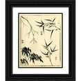 thumbnail image 1 of Vision Studio 26x32 Black Ornate Wood Framed with Double Matting Museum Art Print Titled - Bamboo Woodblock I, 1 of 4