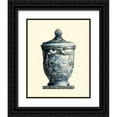 thumbnail image 1 of Vision Studio 26x32 Black Ornate Wood Framed with Double Matting Museum Art Print Titled - Blue Porcelain Urn I, 1 of 4