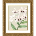 thumbnail image 1 of Vision Studio 26x32 Gold Ornate Wood Framed with Double Matting Museum Art Print Titled - Orchid Blooms II, 1 of 4