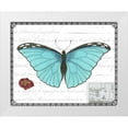 thumbnail image 1 of Vision Studio 32x26 White Modern Wood Framed Museum Art Print Titled - Butterfly Prose IV, 1 of 4